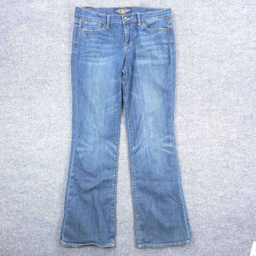 Lucky Brand‎ Jeans Sweet N Low Womens 8 29 Blue Bootcut Stretch Solid Denim